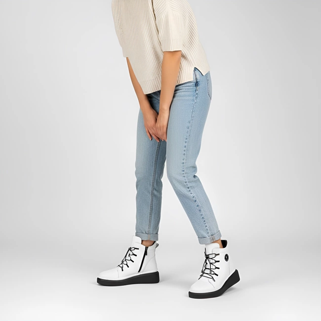 Členkové Topánky FILIPPO - DBT7416/25 WH Biały