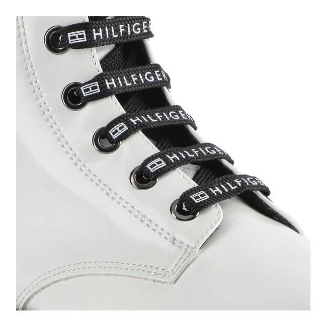 Členkové Topánky Tommy Hilfiger - Lace-Up Bootie T4A5-32010-0776100 Tessuto Tr Abr