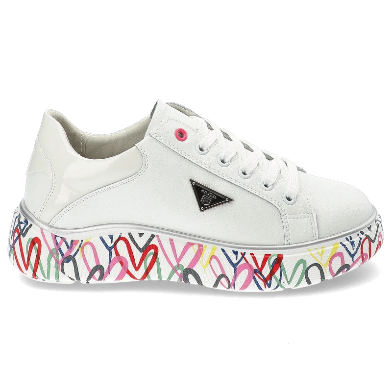 Tenisky Filippo - DP4480/24 WH MLT Biały/Multikolor