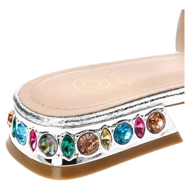 Šľapky Givana - B1639-180 Silver