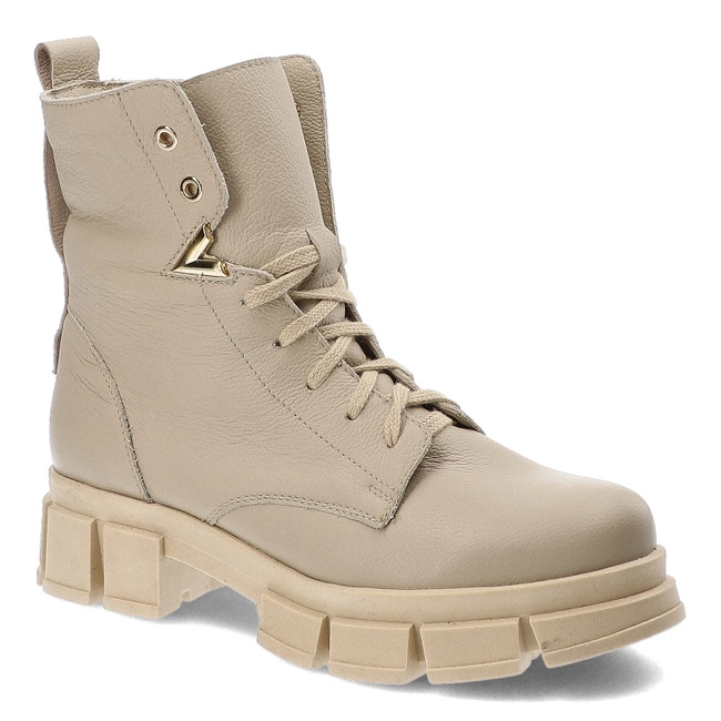 Šnúrovacie Členkové Topánky Armodo - 5-1583-022 Vanilia Verona