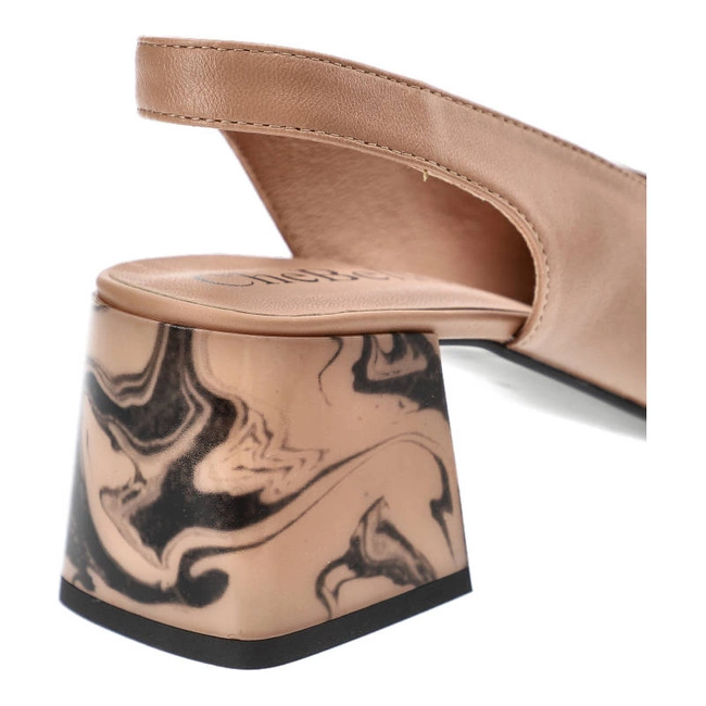 Sandále Chebello - 4098_-313-000-PSK-S22 Beżowy Ciemny