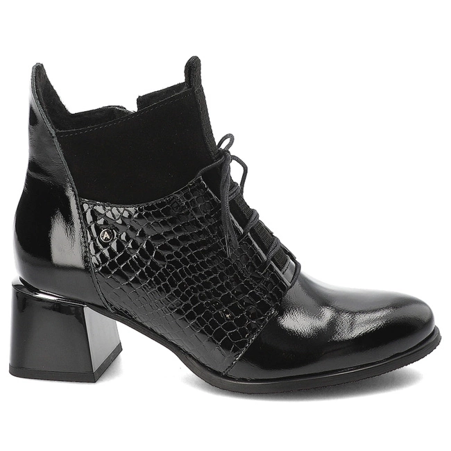 Členkové Topánky Armodo - 60503 Naplak Czarny+Matrix+W.