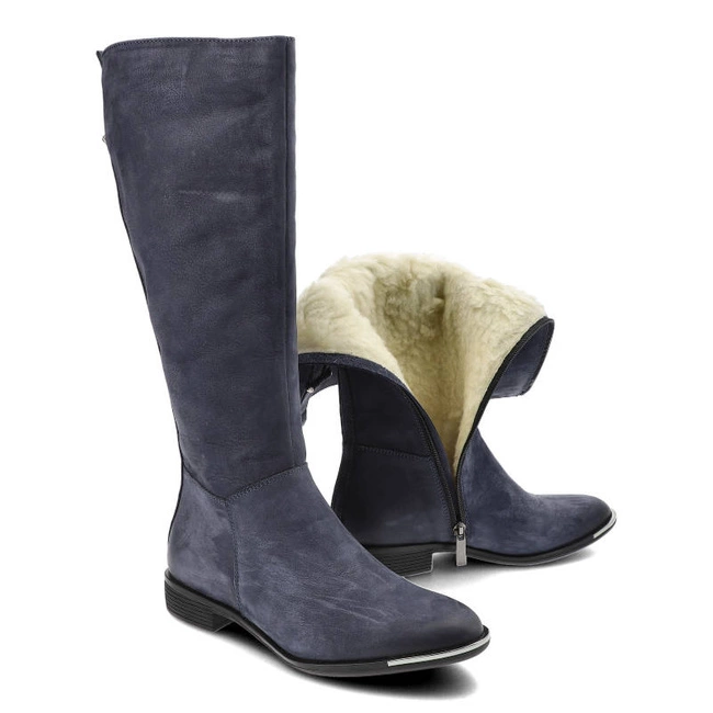 Čižmy Chebello - 2107_019-000-MIS-S05 Granatowy