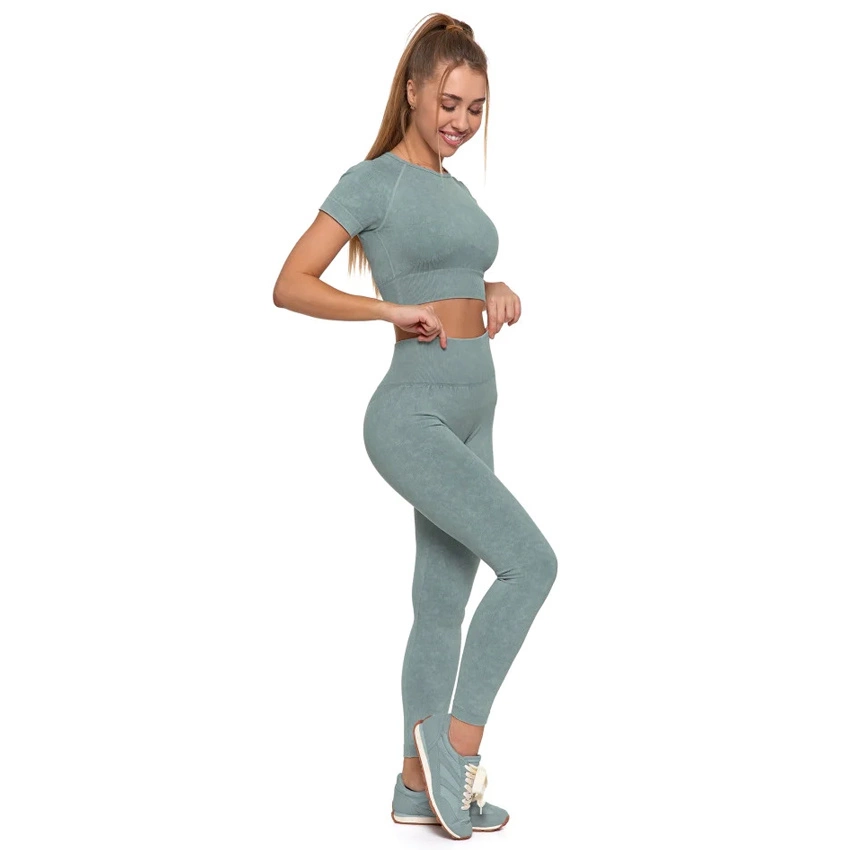 Komplet Top A Legíny MORAJ - Top BD1900-508+Legginsy RDL2200-013 Green
