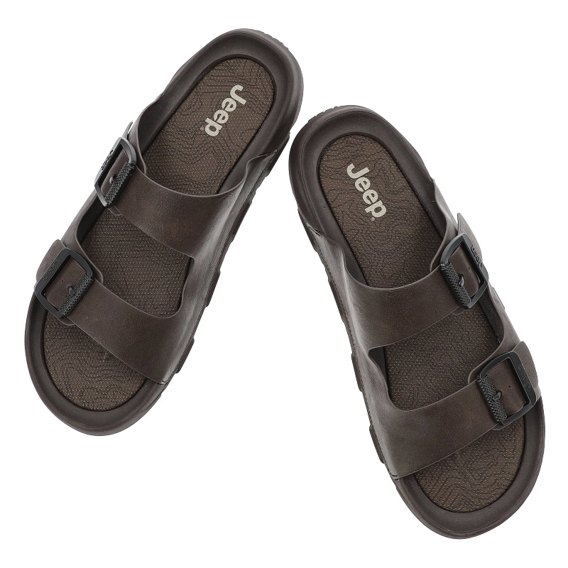 Šľapky JEEP - Daytona JM51131A 030 DK.Brown