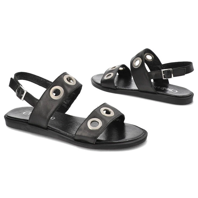 Sandále Chebello - 2038 Sandro 04 Czarny