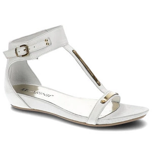 Sandále Carinii - B2202 _-B03-000-000-904 Nappa Brasile Bianco