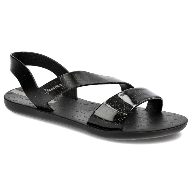 Sandále Ipanema - 82429 Vibe Sandal Fem AJ078 Black/Glitter Black