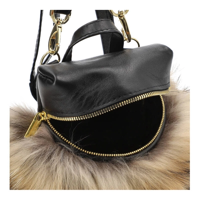 Kabelka Luka-Pelli - T32-4 Z Naturalnym Futrem Z Jenota