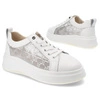 Tenisky Artiker - 54C1901 Biało-Srebrny