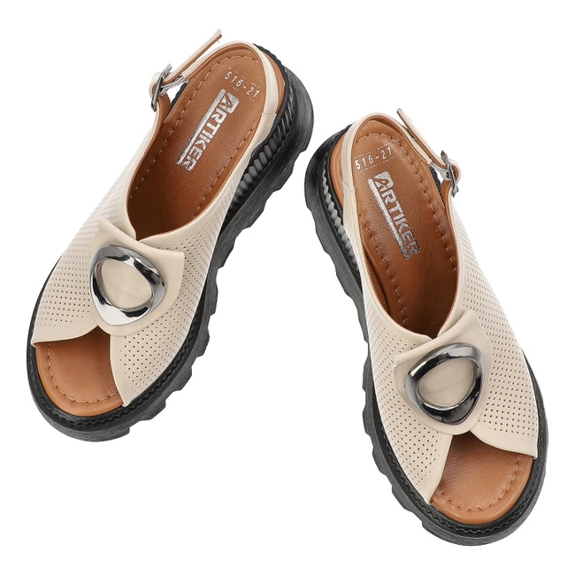 Sandále ARTIKER - 56C0111 Beige