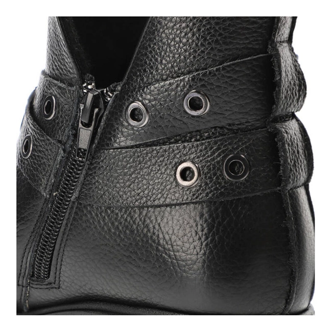 Členkové Topánky Armodo - 1752 Czarny Groch