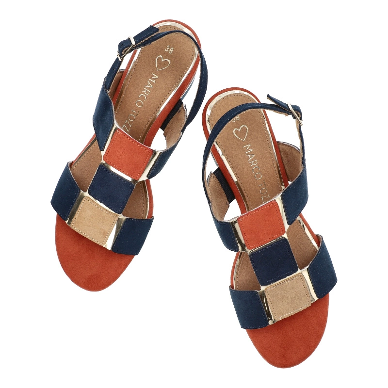 Sandále Marco Tozzi - 2-28314-42 890 Navy Comb