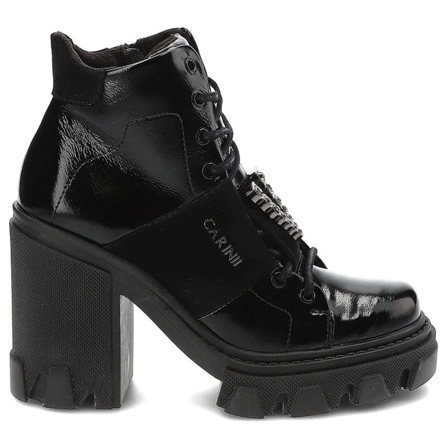 Členkové Topánky Carinii - B8503_-070-H20-000-F20 Czarny