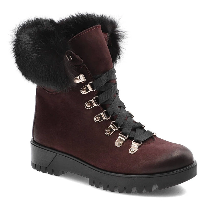 Členkové Topánky Chebello - 1809_016-000-POL-S13 Bordowy