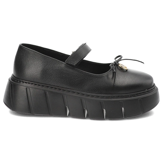 Poltopánky Karino - 5308/126-P Czarny/Lico Groszek