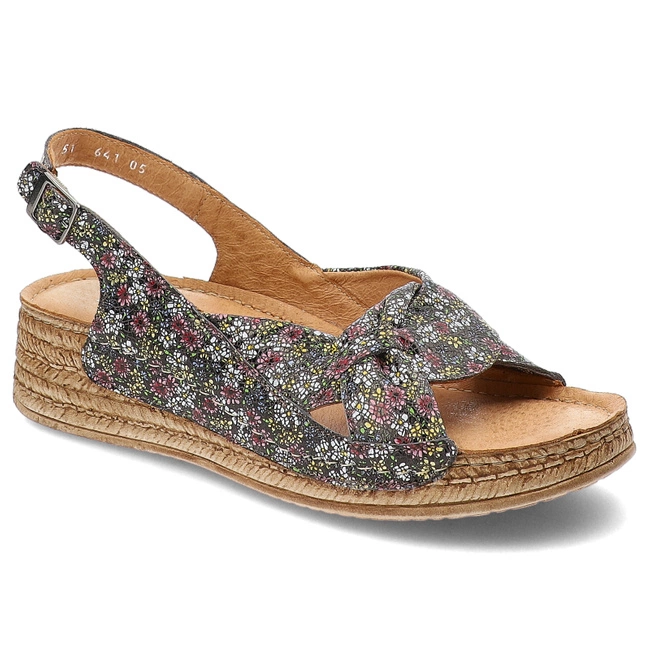 Sandále Pollonus - 5-1641-005 Kwiaty DR
