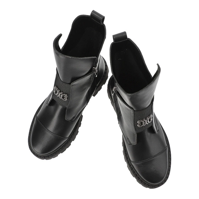 Členkové Topánky Armodo - 11633 Czarny