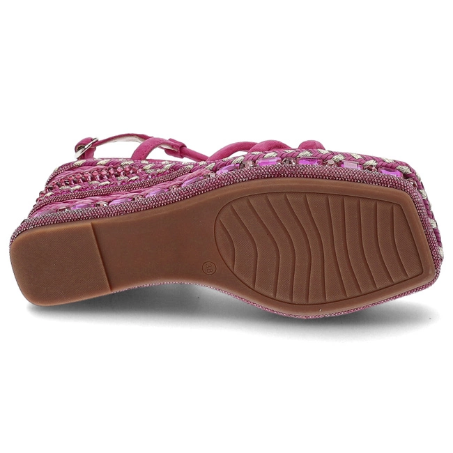 Sandále Alma en Pena - V240997 Suede Fuxia