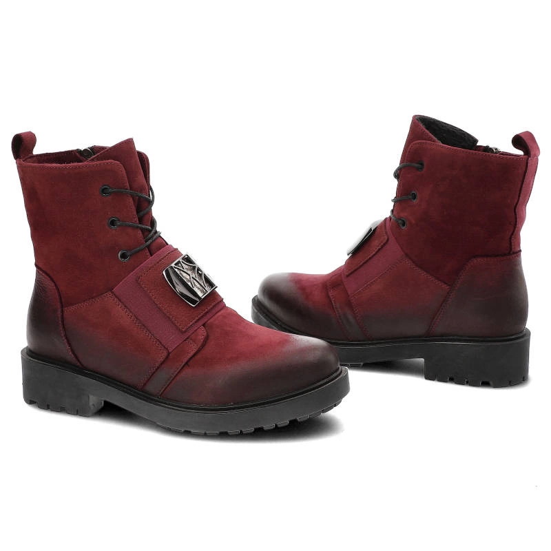 Členkové Topánky Lanqier - 43C426 Bordowy