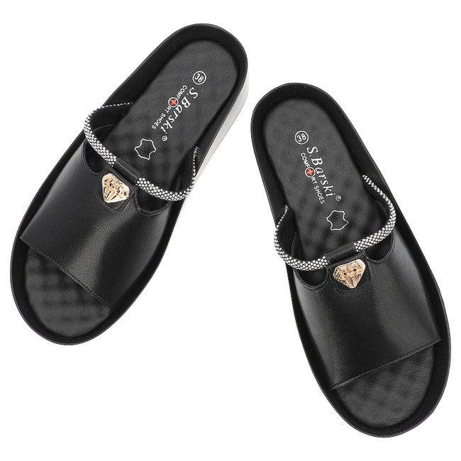 Šľapky S.BARSKI - KV51-034 Black