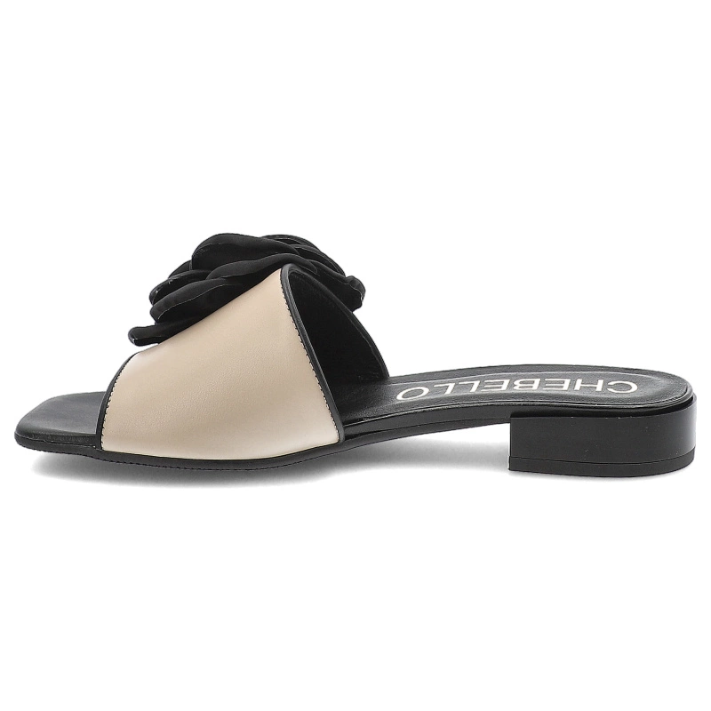 Šľapky CHEBELLO - 4673_-308-002-PSK-S378 Beż/Czarny