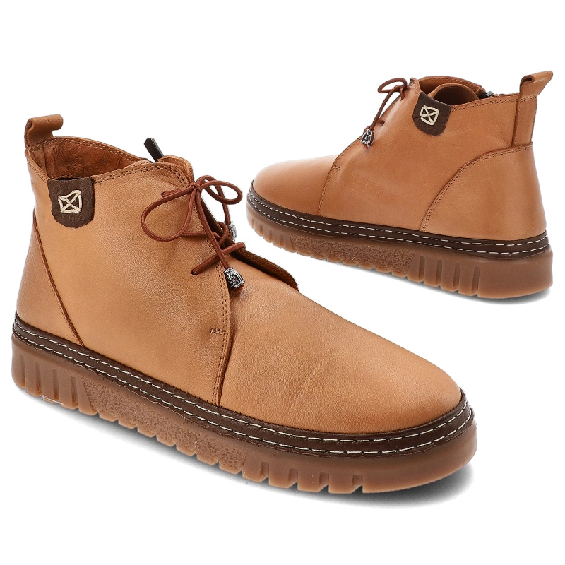 Členkové Topánky Ravini - 743 Tan-Paraline