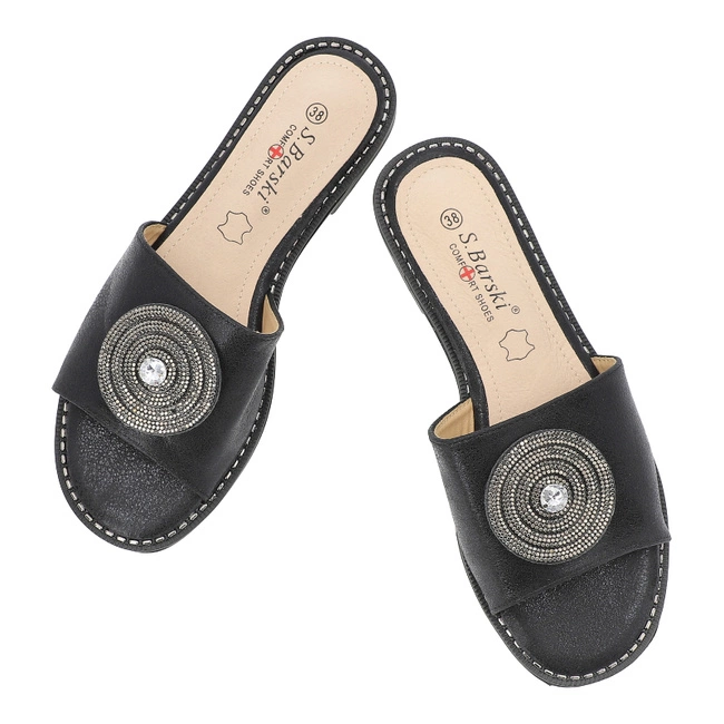 Šľapky S.BARSKI - KV51-013 Black