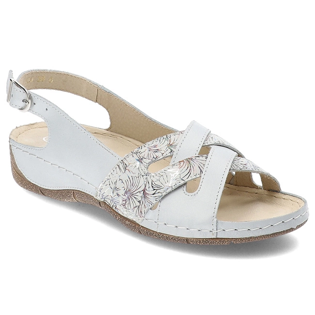 Sandále Helios - 134 Srebro 26.189