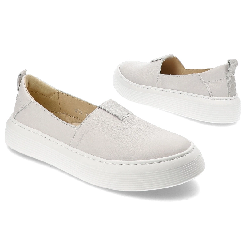 Poltopánky Wasak - 0711 Biały Groszek+Srebro