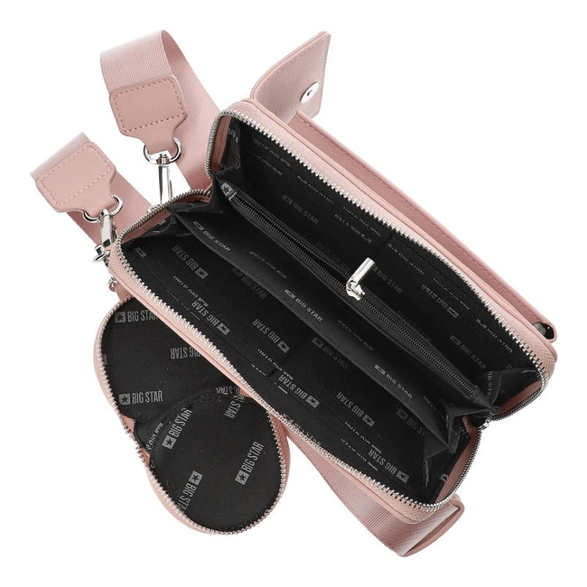 Kabelka Big Star Accessories - LL574121 Pudrowy Róż