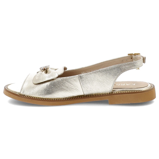 Sandále KARINO - 5408/074-P Złoty/Lico