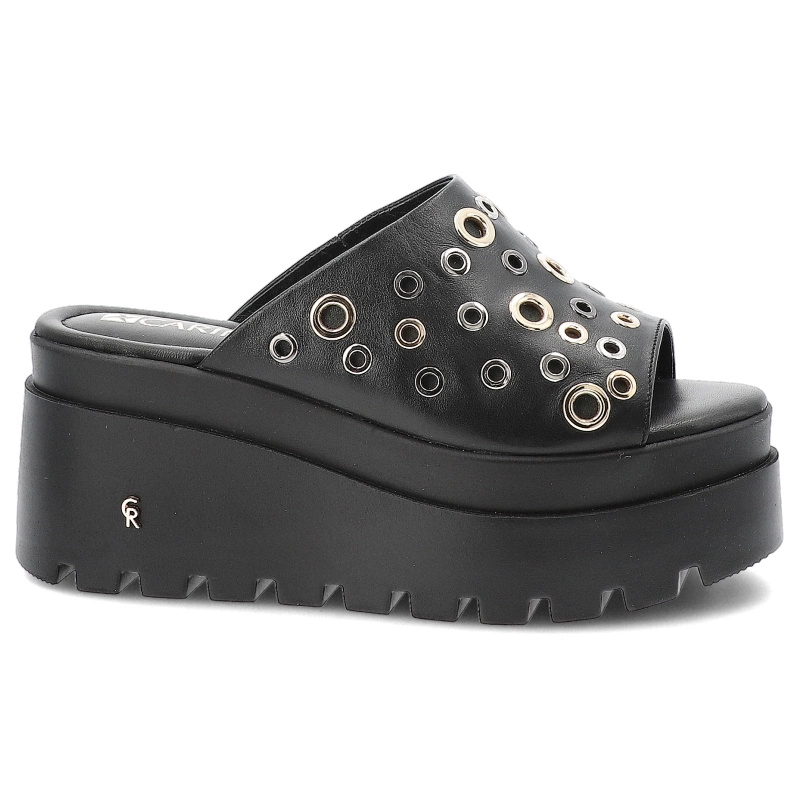 Šľapky CARINII - B10061_-E50-000-000-G06 Czarny