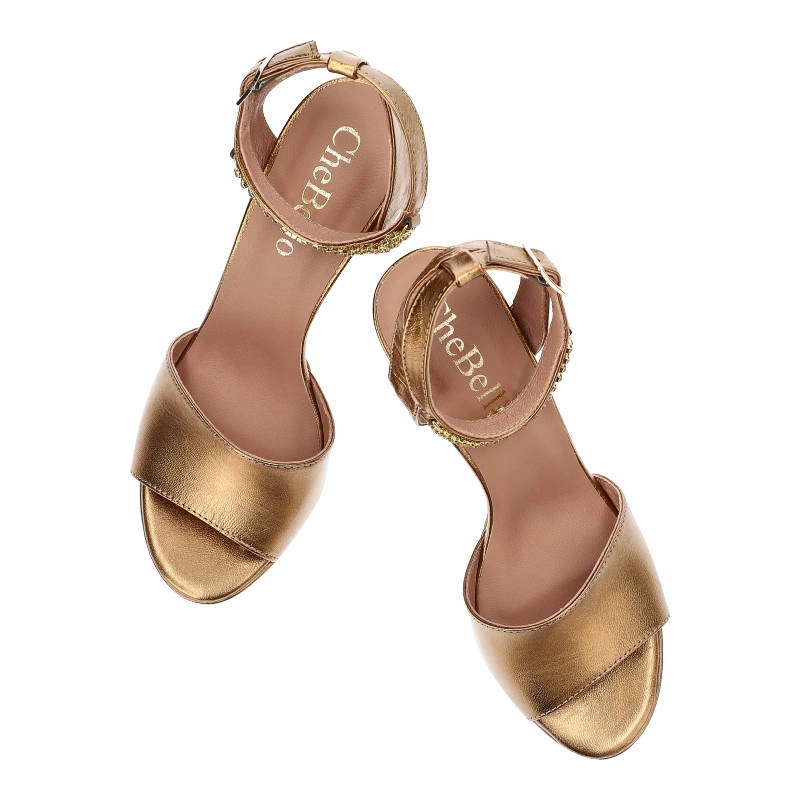 Sandále Chebello - 4104_-454-000-PSK-S21 Złoty