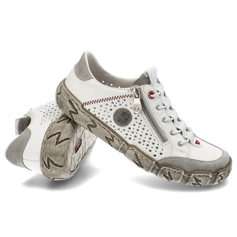 Poltopánky Rieker - L0355-80 White