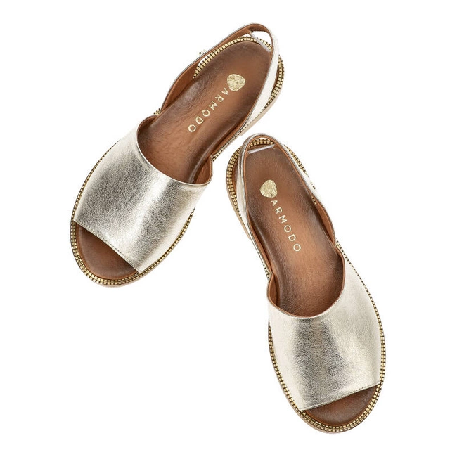 Sandále Armodo - 40327 Kryształ Złoto