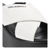 Sandále KARL LAGERFELD - KL33325 010 White Lthr W/Black