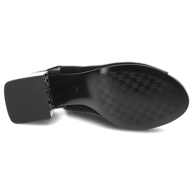 Sandále Chebello - 4098_-037-000-PSK-S22 Czarny Zamsz