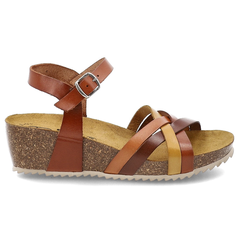 Sandále HEE - 25001 Vaquetilla Cu/Pa/N/Al