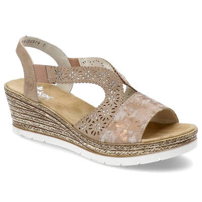 Sandále Rieker - 61916-31 Rose