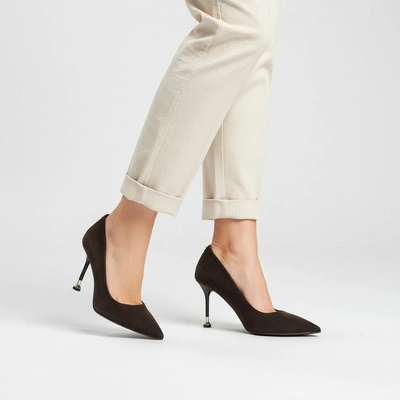 Lodičky CHEBELLO - 5021_-105-000-PSK-S423 Brąz Welur