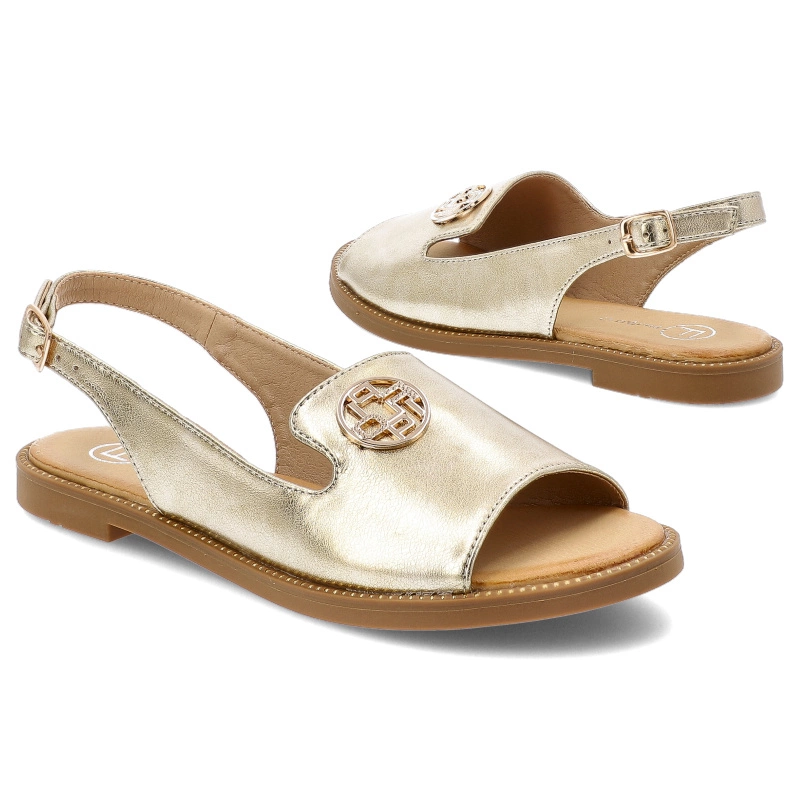 Sandále FILIPPO - DS3666/25 GO Złoty