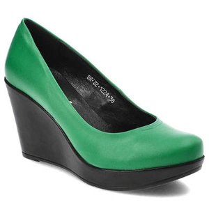 Lodičky Karino - 1224/026-P Zielony/Lico