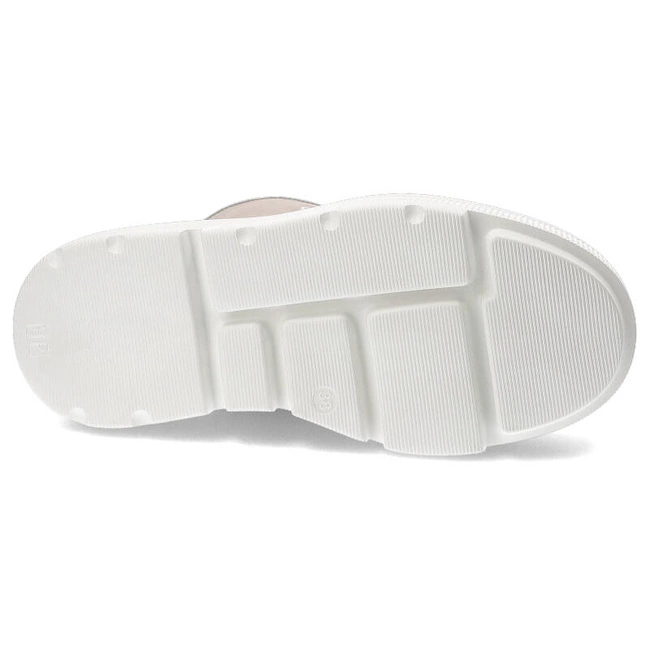 Členkové Topánky Carinii - B9373_-L46-T32-000-G36 Beż/Biały