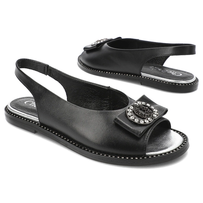 Sandále Chebello - 4424_-002-000-PSK-S130 Czarny