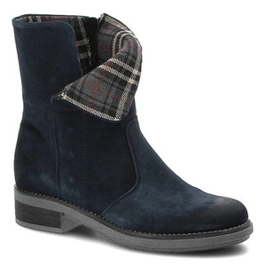 Členkové Topánky Pollonus - 5-1018-003 Granat Welur/Koc