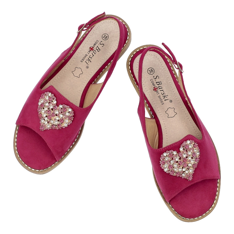 Sandále S.BARSKI - KV51-018 Fushia