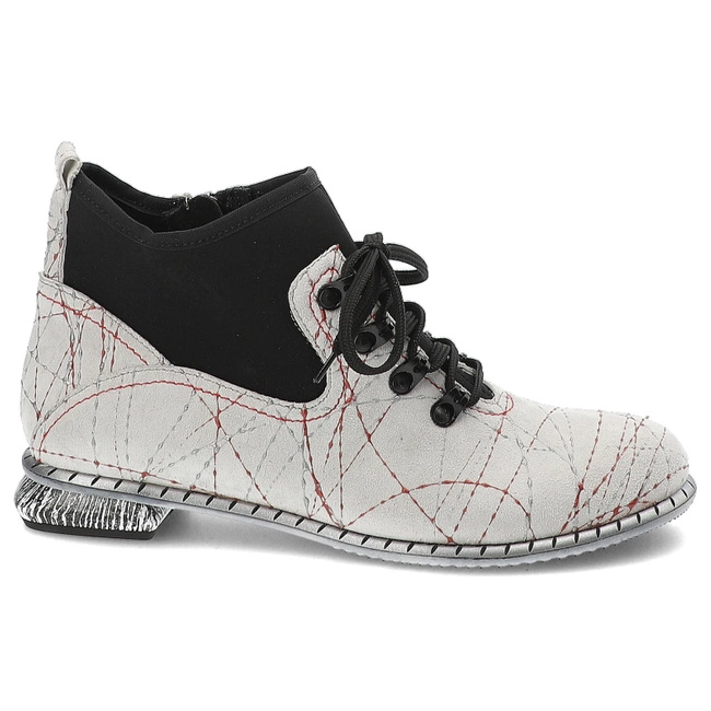 Členkové Topánky Simen - 6608A Grau/Schwarz