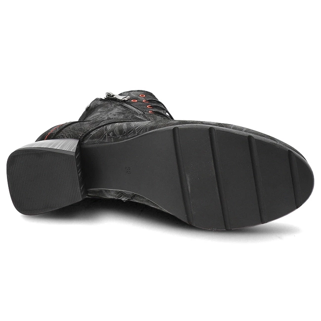 Členkové Topánky Armodo - 7147A Szary/Czarny